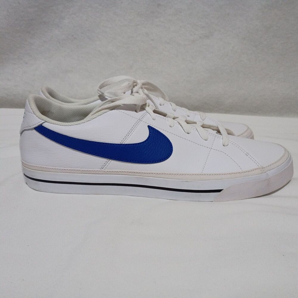 Size 14 - Nike Court Legacy White Game Royal 2021
